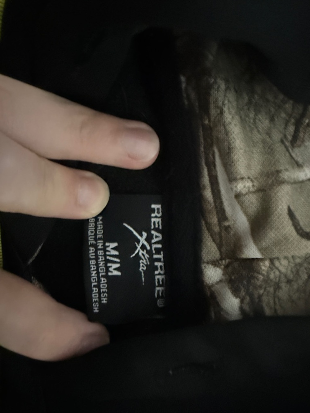 Realtree Black Hooded Sweatshirt with Subtle Logo - Picture 9 of 16